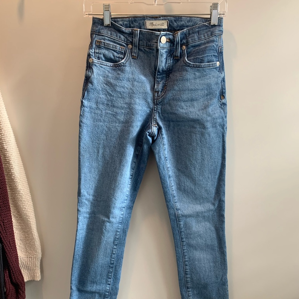 Madewell 9” high rise skinny ECO FRIENDLY jeans :)
